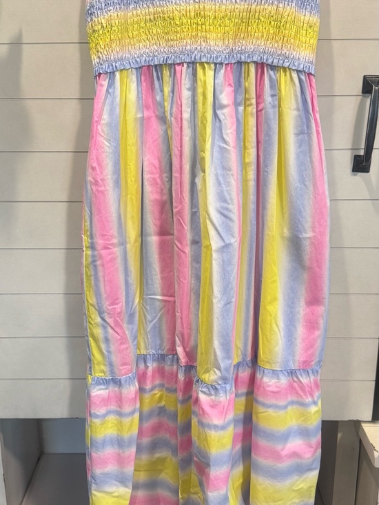 new in Dresses & Skirts - Midi Dress in Pastel Stripe